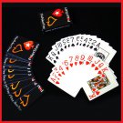 p-c POKERSTARS JUMBO INDEX 100% PLASTIC POKER PLAYING CARDS 1 DECK HOLDERS BRIDGE FREE U.S. POST