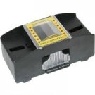 p-c NEW 1 - 2 DECKS PLASTIC SHUFFLING PLAYING CARDS POKER SHUFFLER AUTOMATIC MACHINE FREE U.S. POST