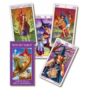 p-c LIMITED EDITION Ten Whitches METAPHYSICAL FORTUNE TELLING TAROT DECK PLAYING CARD ORACLE