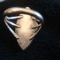 Vintage Zuni Sterling Inlay Ring Size 5