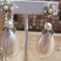 Stunning Vendome Faux Pearl & Rhinestone Necklace and Earrings