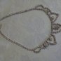 Estate Vintage Unsigned Rhinestone Necklace Choker