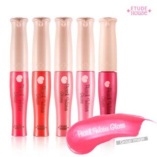 Etude House Peach Water Lip Gloss 10 ML (Shipping: 5 Items can be combined together)