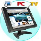 12 Inch LCD Touch Screen Monitor for Computers, TV + DVD Player