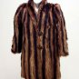 Vintage Ladies Racoon Fur Coat Kaplan of Buffalo 1940s Original owners BROWN Exc