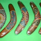 Boomerang Aboriginal Made in Bali 12" Long  Handmade Medium