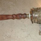 Tibetan Prayer Wheel 9 inch + Scroll inside Om Mane Padme Hum Nepal