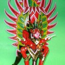 Garuda handmade wood carving from Bali Indonesia 14" size Red or White UNIQUE