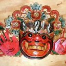 Bali Hindu Boma Mask Great for Entrance way Hand carved 16" several color choice