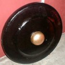 Gong Metal Boss Nipple Java Bali 32" w/ LARGE Teak Wood Mallet Striker Indonesia