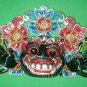 Mask Boma Kala Bali Hindu  Great for Entrance way Hand carved 16" assortd colors