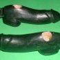 Phallus Pipe Bottle opener on end-Pipe 6-8 inch BLACK wood with BEER Penis Dick