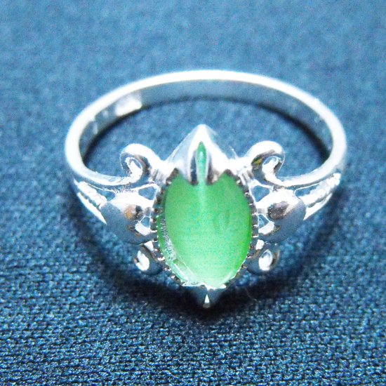 Cat's Eye Ring - Green