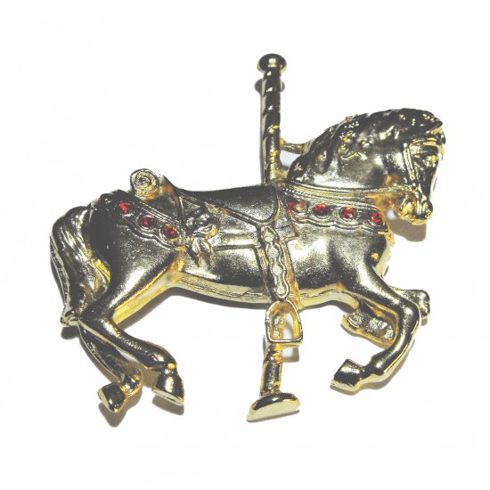 Carousel Horse Brooch