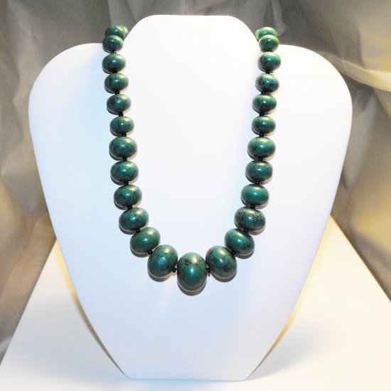 Turquoise Large Round Nugget Necklace