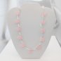 Jade Teardrop Necklace (pink)