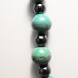 Turquoise And Hematite Necklace