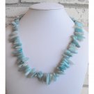 Amazonite Teeth Necklace