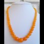Jade Necklace (Orange)