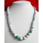 Green And White Jade Necklace
