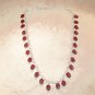 Beaded Coffee Bean and Cream Necklace