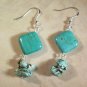 Turquoise Stone Dangle Earrings