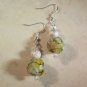 Rare Green Fire Agate Earrings