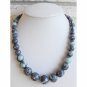 Violet And Blue Tower Necklace