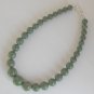 Chunky Green Splash Turquoise Necklace