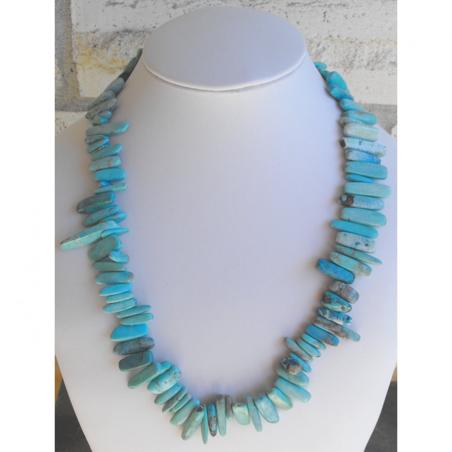 Turquoise Chip Necklace