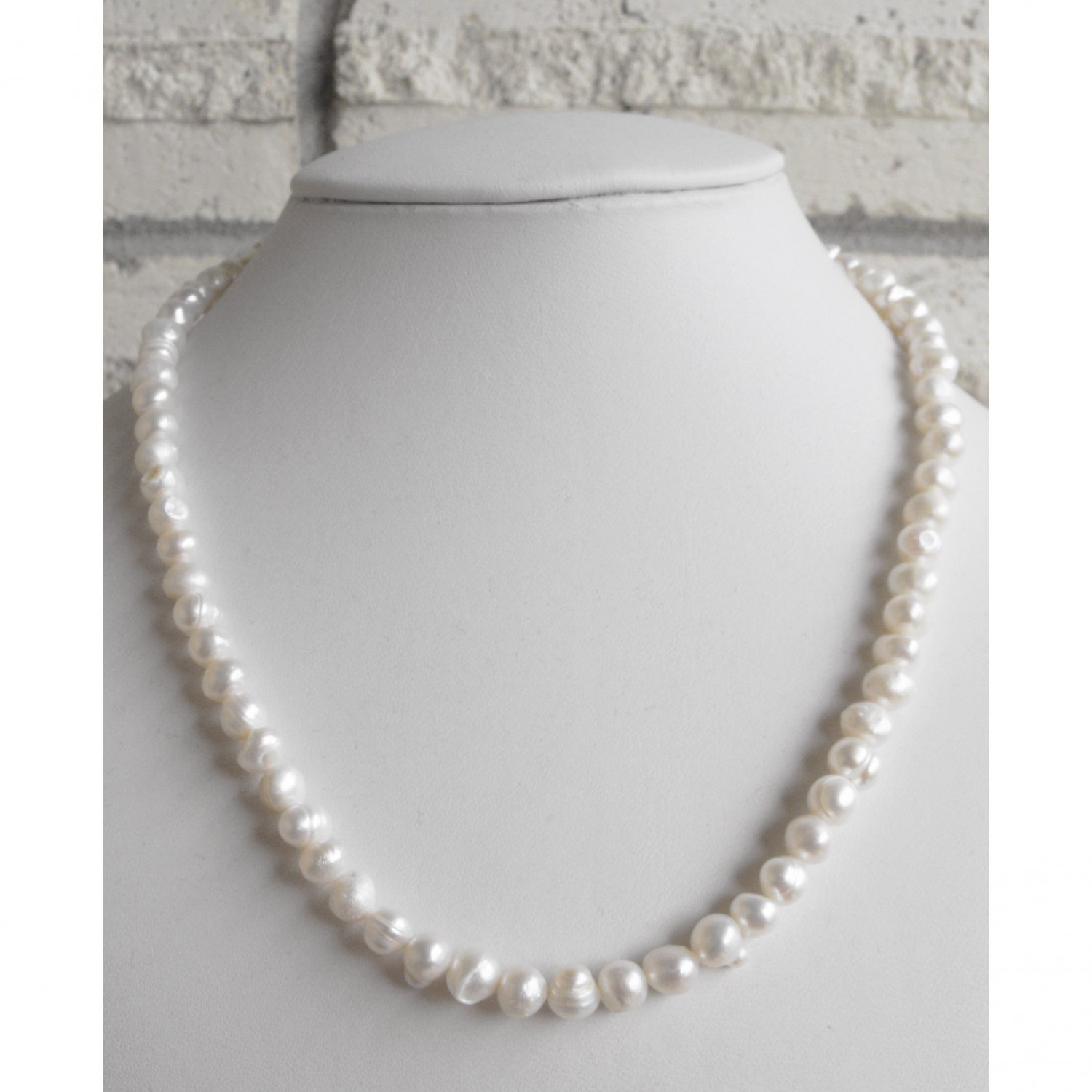 White Freshwater Pearl Necklace