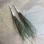 Sale! Natural Peacock Feather Earrings