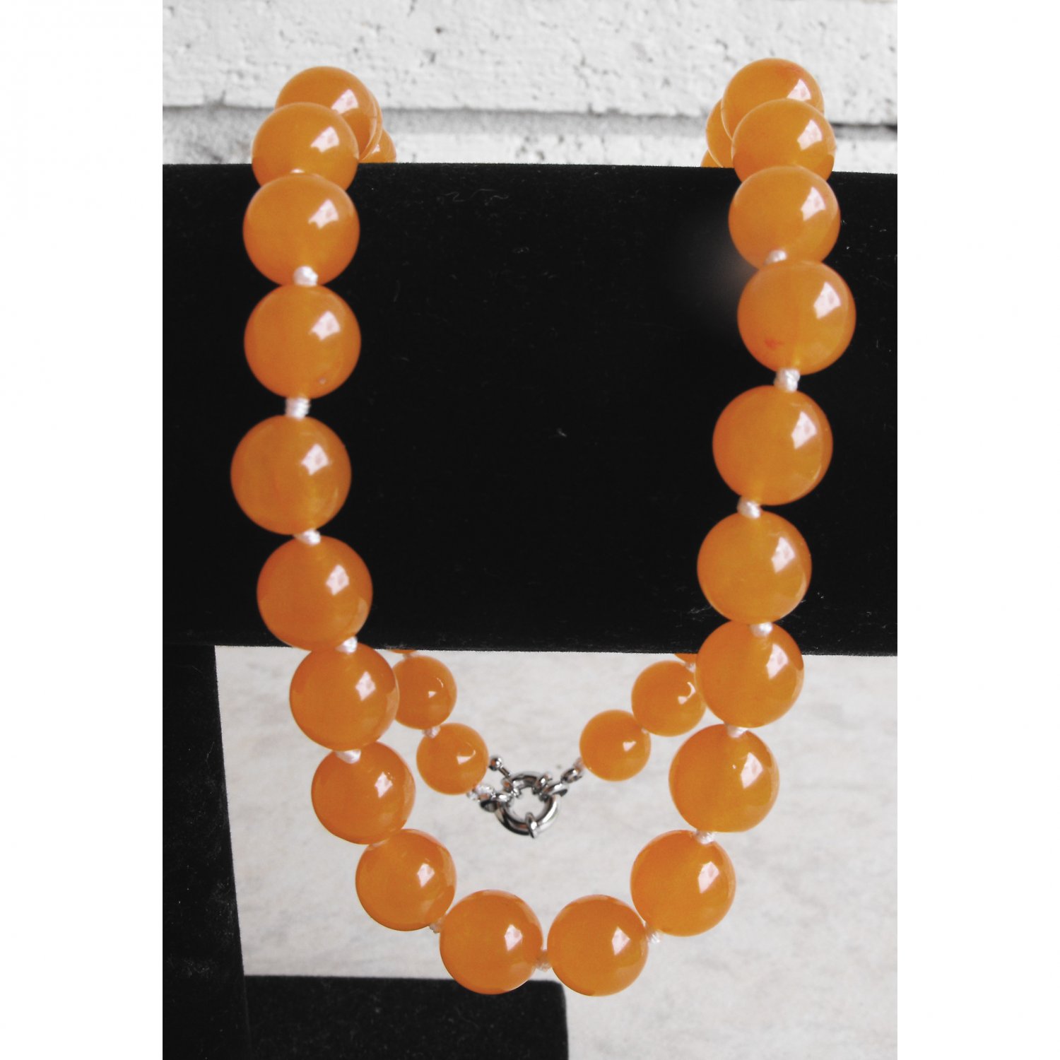 Sale! South American Orange Topaz Necklace