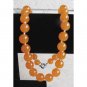 Sale! South American Orange Topaz Necklace