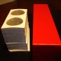 100 half dollar  2x2 cardboard coin holders with box