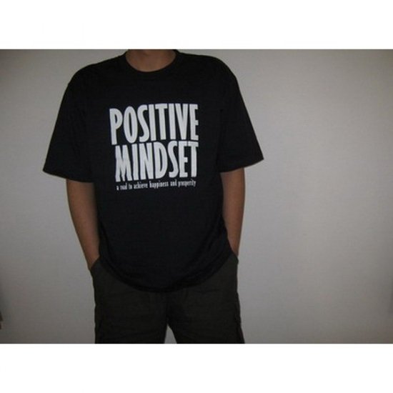 Positive Mindset Black T-Shirt