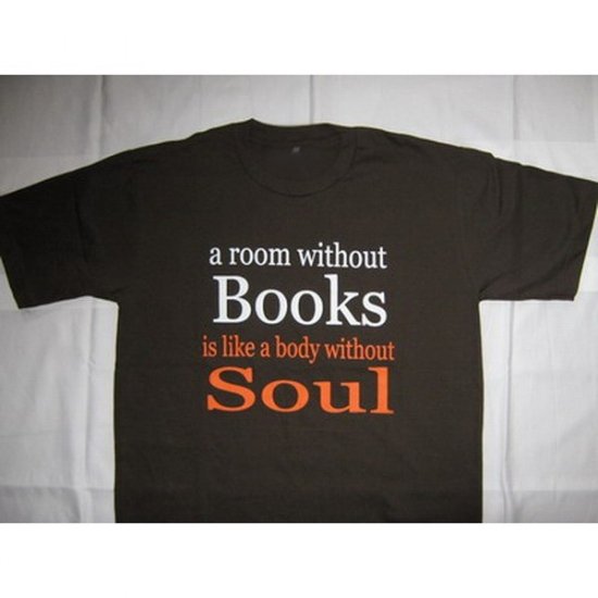 Books and Soul Brown T-Shirt