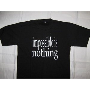 Impossible is Nothing Black T-Shirt