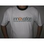 Innovation     How Can Your Survive Without It?  - Black Neck White T-Shirt