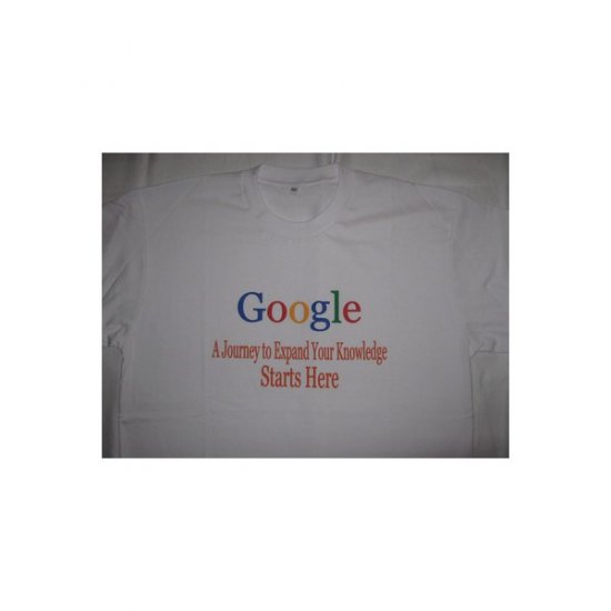 Google A Journey to Expand Your Knowledge - White T-Shirt