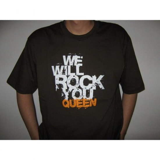 We Wil Rock You - Queen - Brown T-Shirt