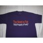 The World is Flat - Blue T-Shirt