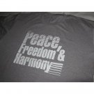 Peace, Freedom and Harmony -  Grey T-Shirt