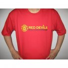 Red Devils  Manchester United   - Red T-Shirt