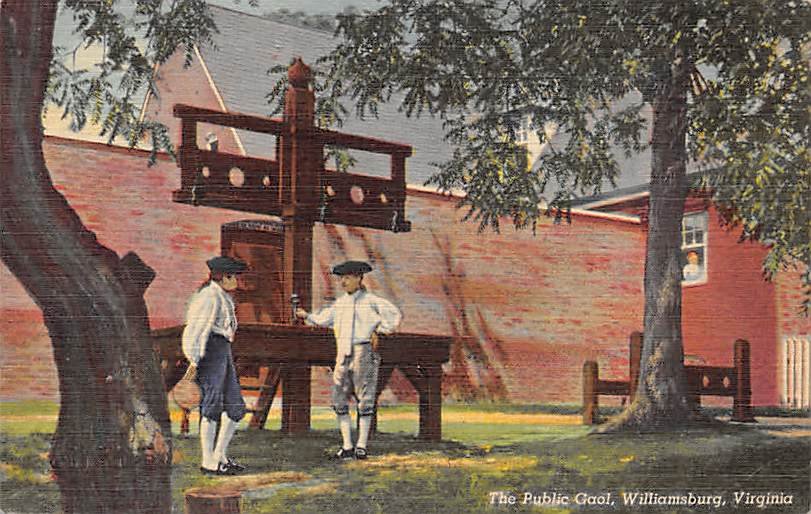 Williamsburg, Va - The Public Gaol (A7)