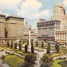 San Francisco, Union Square Postcard (A20) 1958