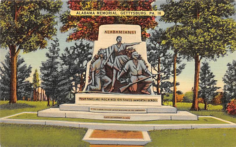 Gettysburg, Pa - Alabama Memorial (A31 )