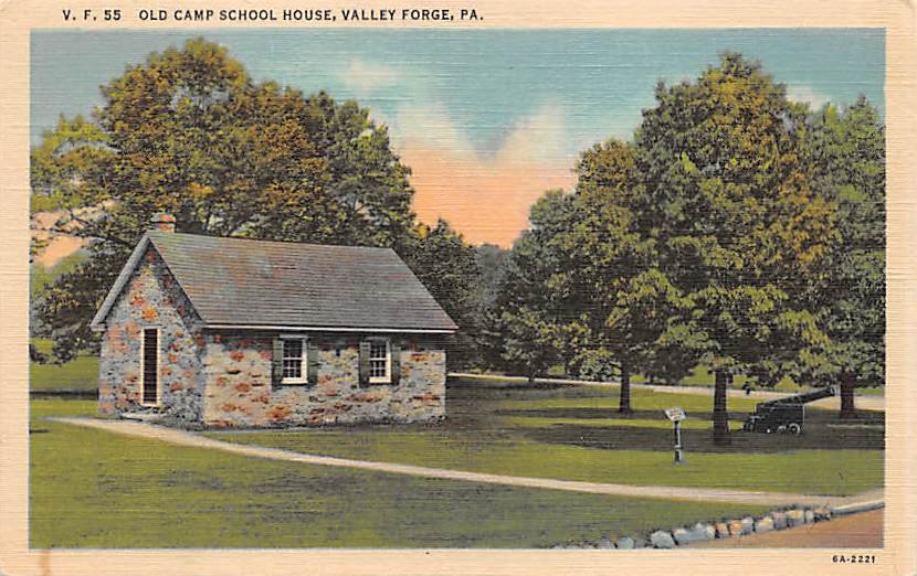 Valley Forge, Pa Old Camp School House (A37)
