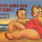 Fat Lady Postcard - Enough Here For Ten Men (A189)