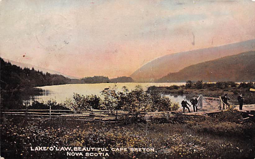 Nova Scotia, Canada - Cape Breton, Lake O Law 1908 (A240)